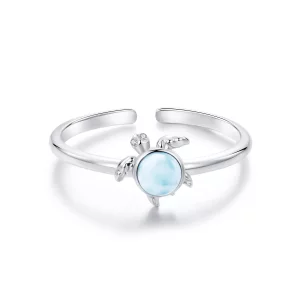 (afbeelding voor) PANDORA Stijl Schildpad Open Ring - BSR553-E