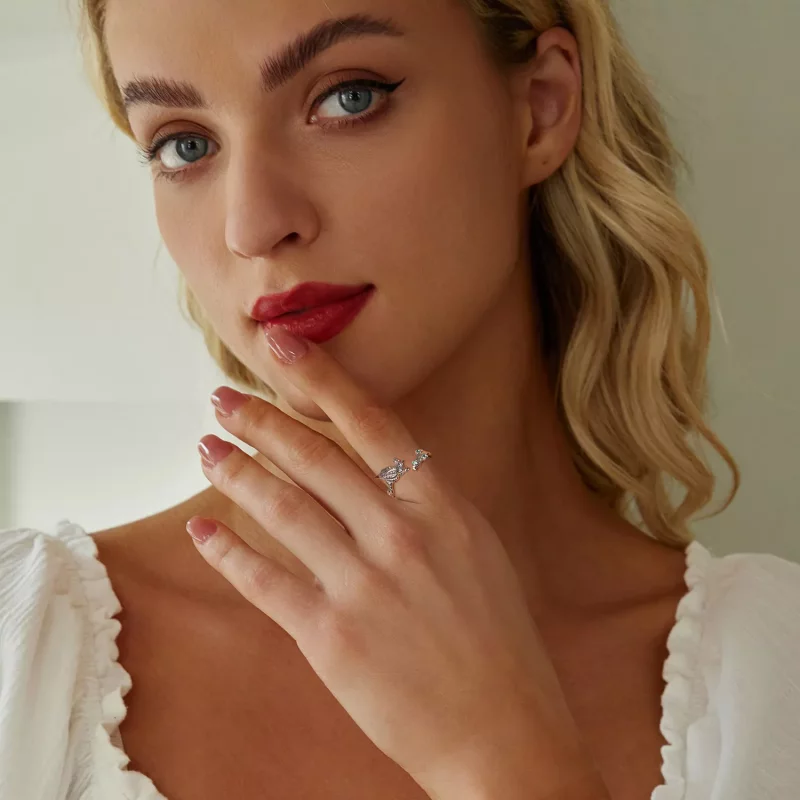 (afbeelding voor) PANDORA Stijl Conch schelp Open Ring - BSR554-E - Bekijken 7