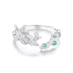 PANDORA Stijl Conch schelp Open Ring - BSR554-E (afbeelding voor) PANDORA Stijl Conch schelp Open Ring - BSR554-E