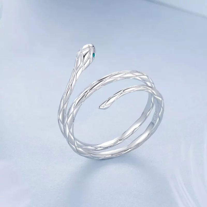 (afbeelding voor) PANDORA Stijl Slang Open Ring - BSR555-E - Bekijken 2