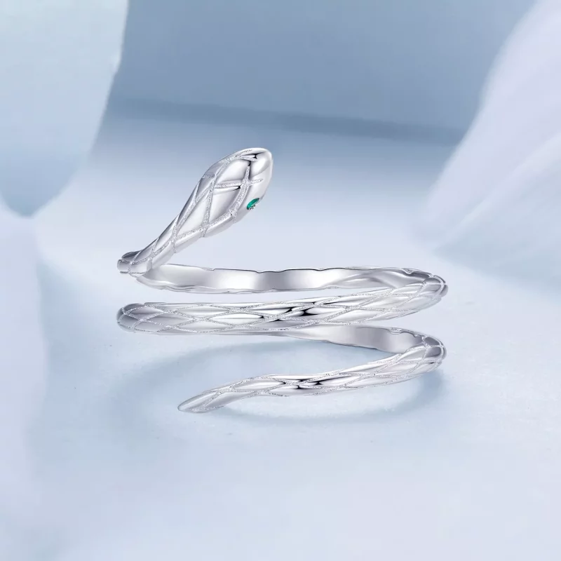 (afbeelding voor) PANDORA Stijl Slang Open Ring - BSR555-E - Bekijken 3