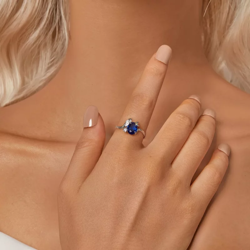 (afbeelding voor) PANDORA Stijl Ster-Maan Slang Ring - BSR557 - Bekijken 6