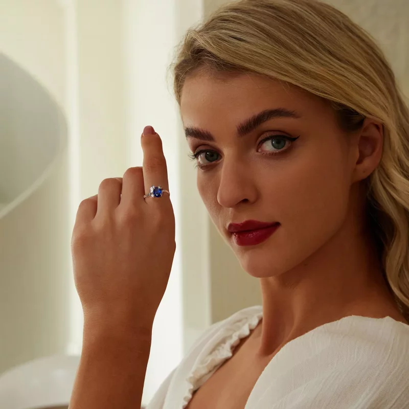 (afbeelding voor) PANDORA Stijl Ster-Maan Slang Ring - BSR557 - Bekijken 7