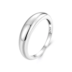PANDORA Stijl Gladde eenvoudige ring - BSR558 (afbeelding voor) PANDORA Stijl Gladde eenvoudige ring - BSR558