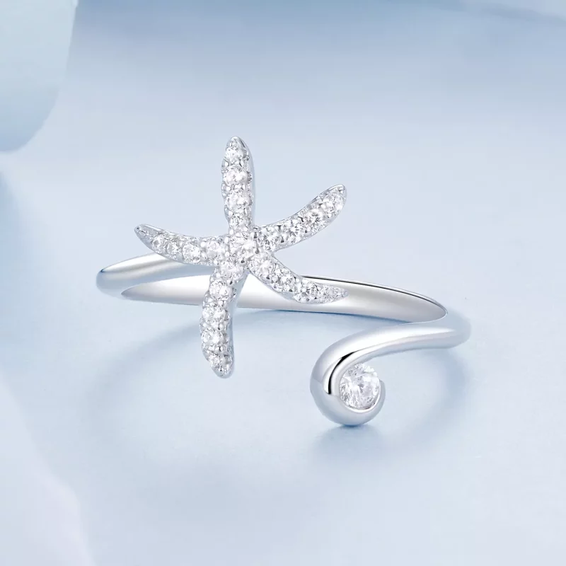 (afbeelding voor) PANDORA Stijl Zeester Open Ring - BSR560-E - Bekijken 3
