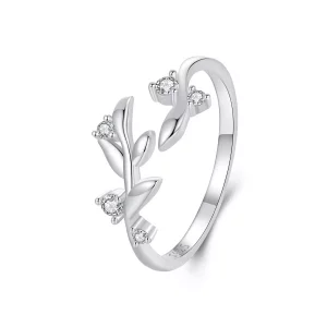 PANDORA Stijl Blad Open Ring - BSR562-E (afbeelding voor) PANDORA Stijl Blad Open Ring - BSR562-E