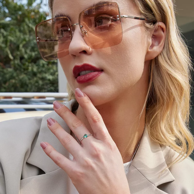 (afbeelding voor) PANDORA Stijl Hart diamantpatroon ring - BSR563 - Bekijken 7