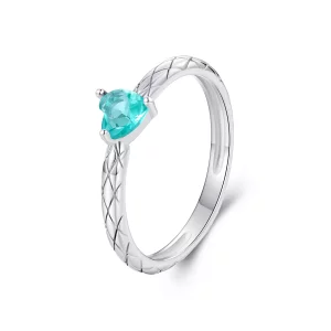 (afbeelding voor) PANDORA Stijl Hart diamantpatroon ring - BSR563