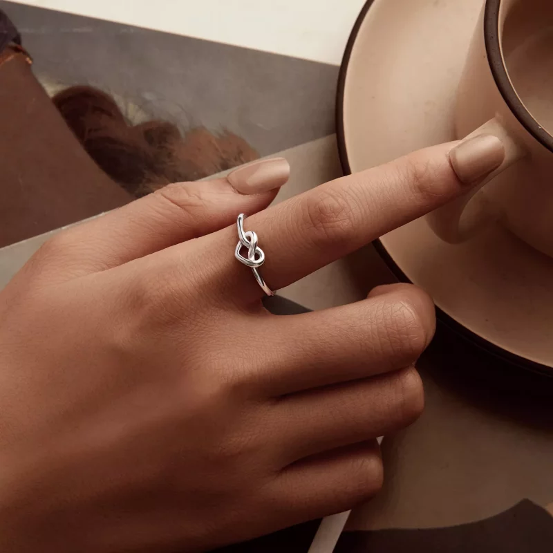 (afbeelding voor) PANDORA Stijl Verward Hart Open Ring - BSR565-E - Bekijken 5