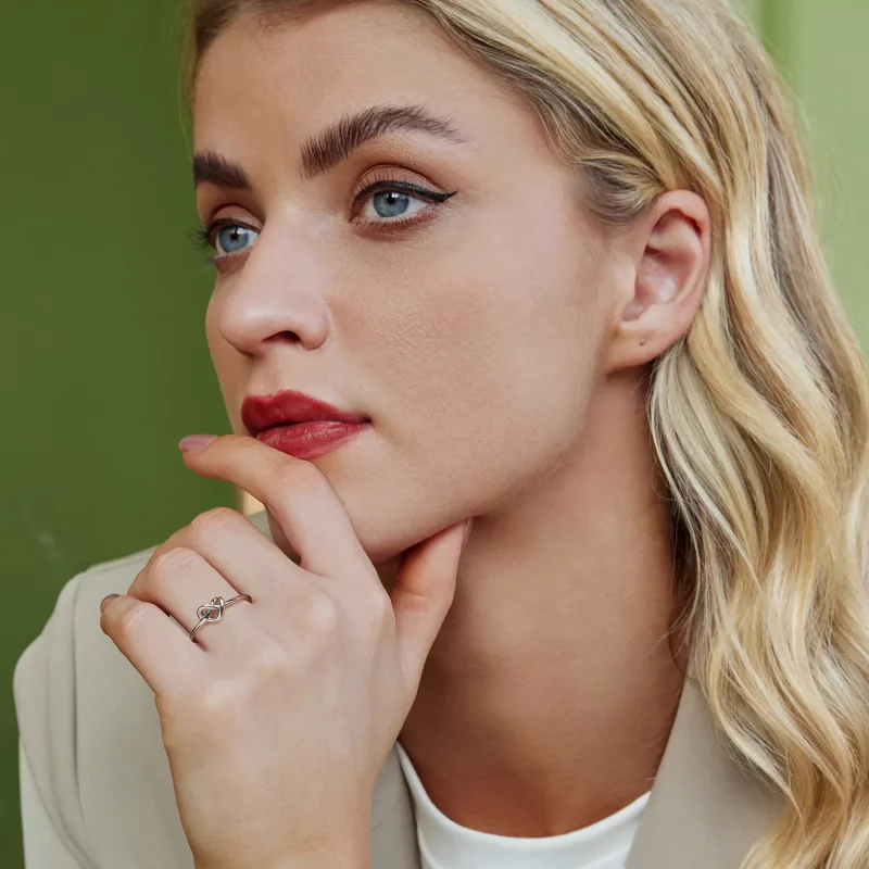 (afbeelding voor) PANDORA Stijl Verward Hart Open Ring - BSR565-E - Bekijken 7