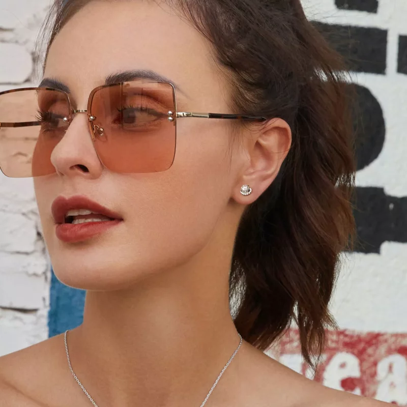 (afbeelding voor) PANDORA Stijl Sterrenhemel Moissaniet 0.5ct oorbellen (twee certificaten) - MSE0 - Bekijken 8