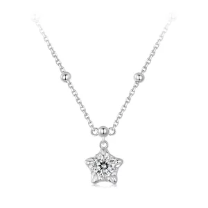 (afbeelding voor) PANDORA Style Starlight 0.5ct ketting (met één certificaat) - MSN036