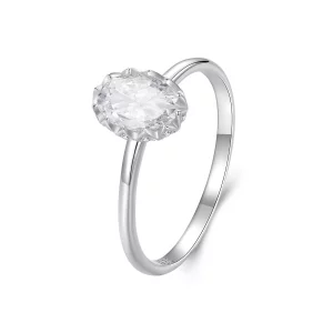 PANDORA Stijl Briljante Schoonheid 1ct Moissanite Ring (met één certificaat) - MSR049 (afbeelding voor) PANDORA Stijl Briljante Schoonheid 1ct Moissanite Ring (met één certificaat) - MSR049