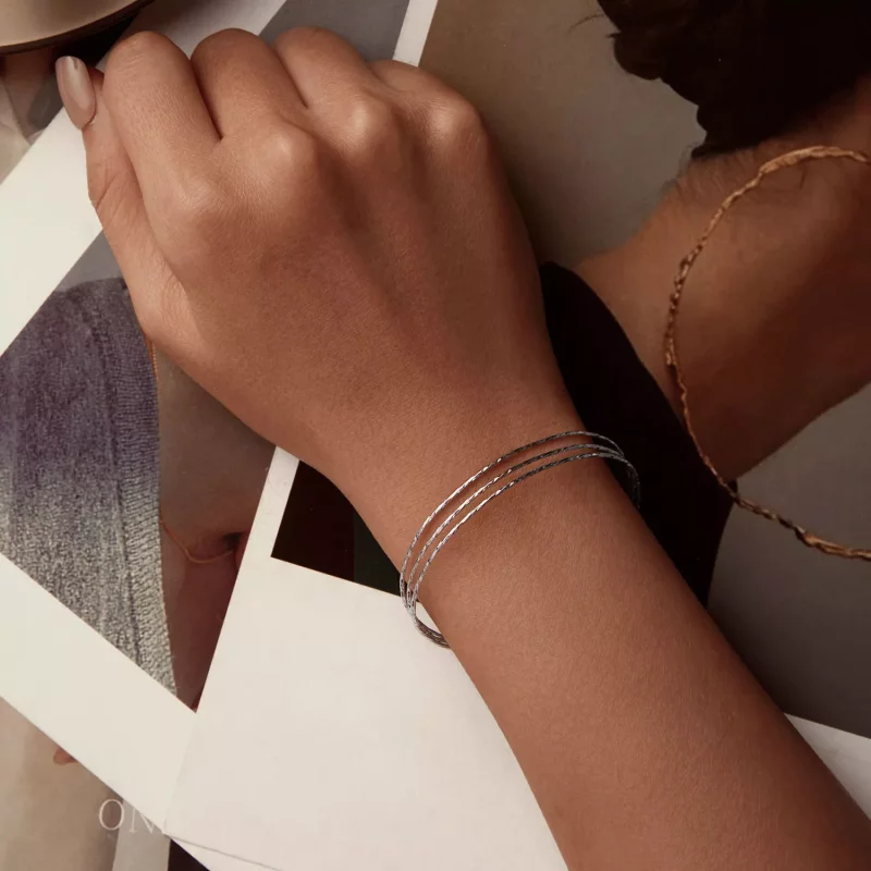 (afbeelding voor) PANDORA Stijl Eenvoudige multi-layer armband - SCB273 - Bekijken 7