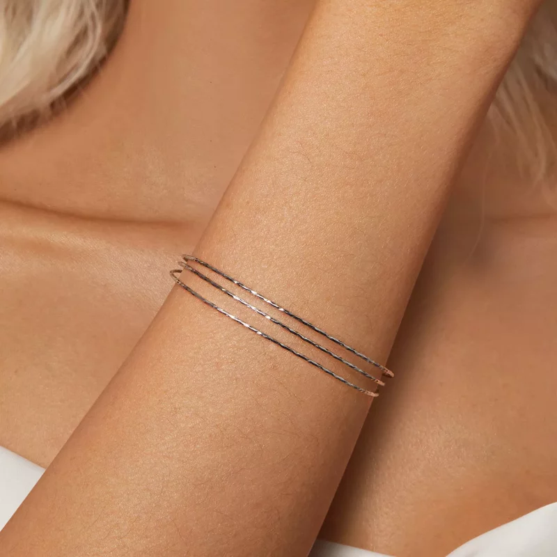 (afbeelding voor) PANDORA Stijl Eenvoudige multi-layer armband - SCB273 - Bekijken 9