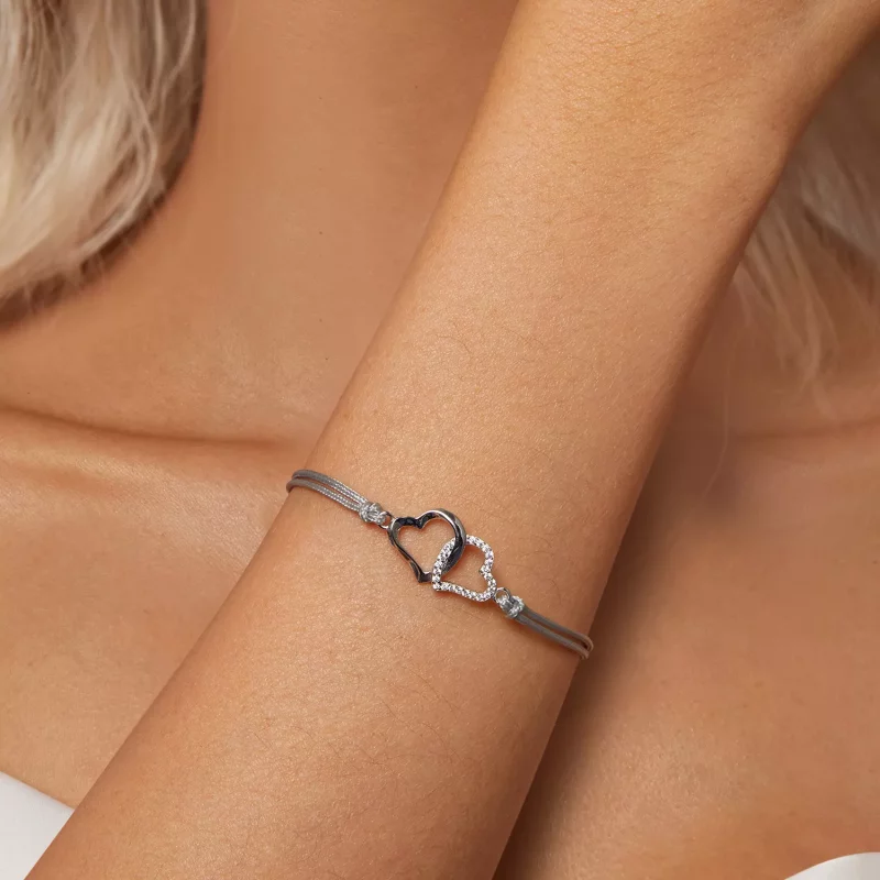 (afbeelding voor) PANDORA Stijl Verstrengelde Harten Armband - SCB274 - Bekijken 6