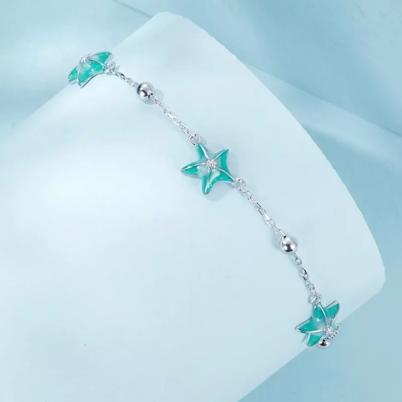 (afbeelding voor) PANDORA Stijl Zeester Turquoise Armband - SCB276 - Bekijken 2