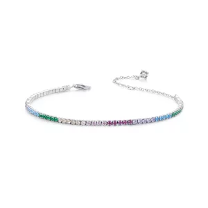 (afbeelding voor) PANDORA-stijl Regenboog Armband - SCB277