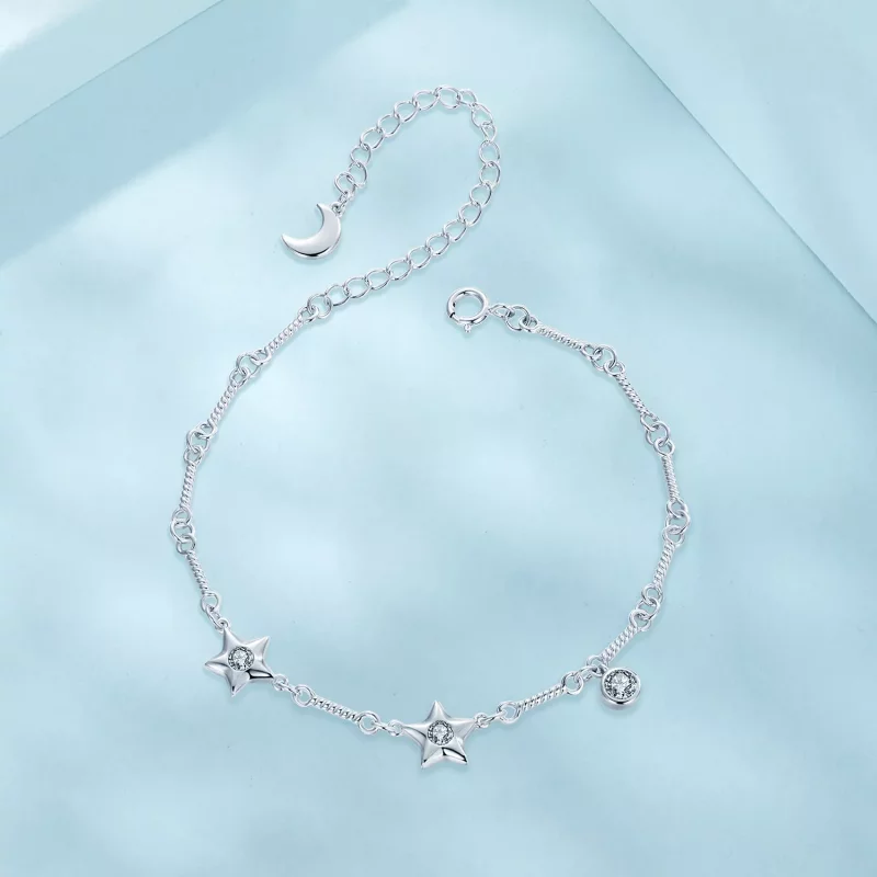 (afbeelding voor) PANDORA Stijl Sterrenarmband - SCB278 - Bekijken 3