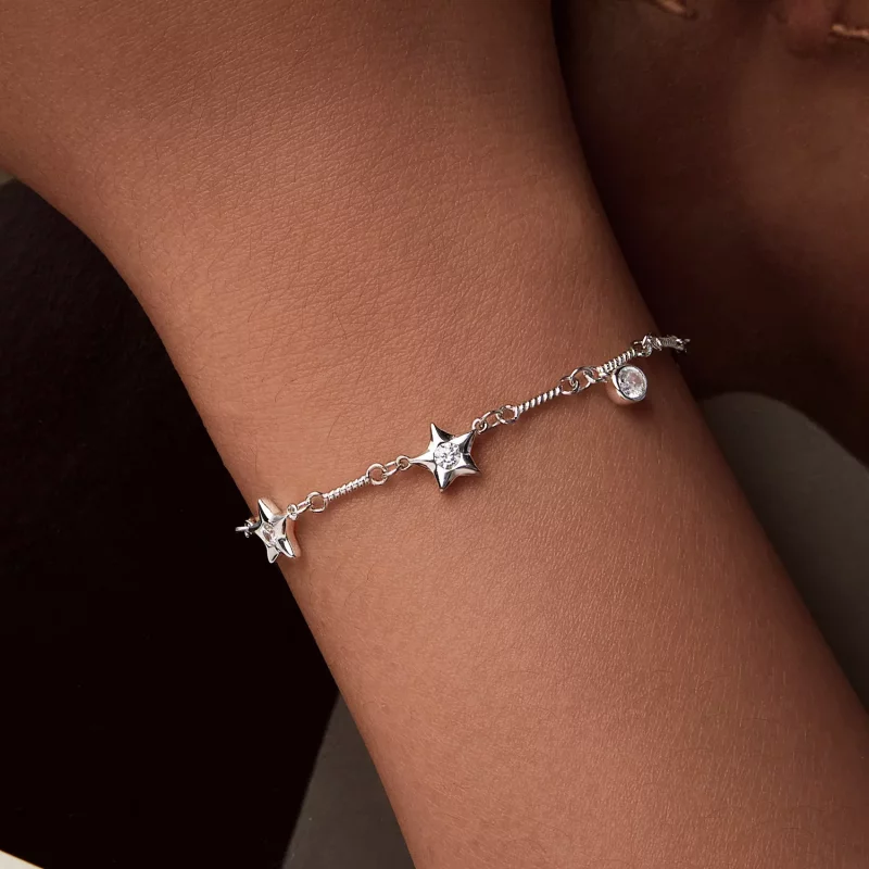 (afbeelding voor) PANDORA Stijl Sterrenarmband - SCB278 - Bekijken 7
