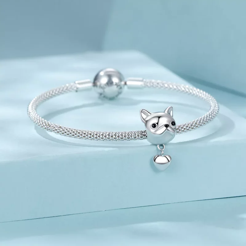 (afbeelding voor) PANDORA Stijl Liefde Franse Bulldog Hangertje - SCC2767 - Bekijken 4