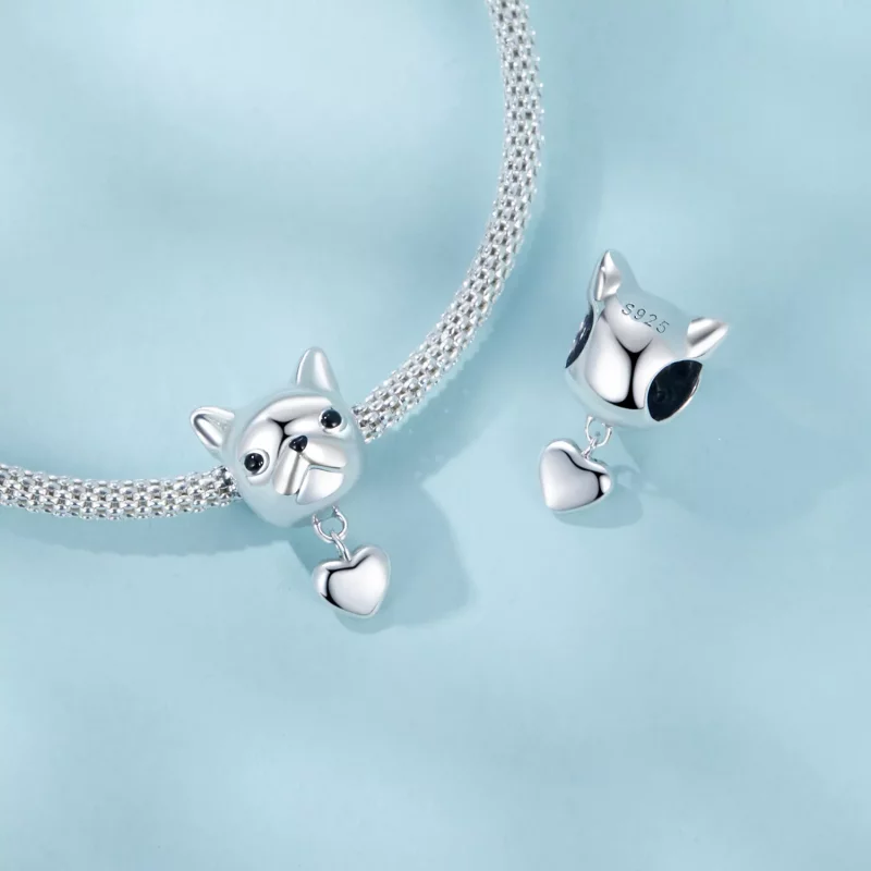 (afbeelding voor) PANDORA Stijl Liefde Franse Bulldog Hangertje - SCC2767 - Bekijken 5