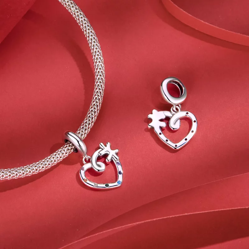 (afbeelding voor) PANDORA Stijl Hart puzzel hanger - SCC2774 - Bekijken 7