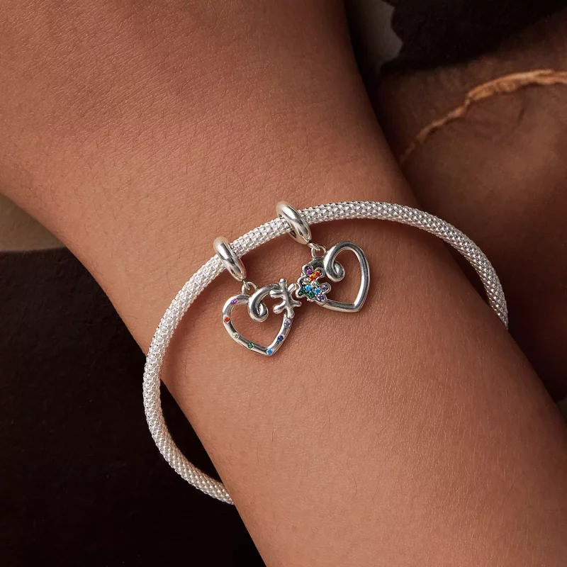 (afbeelding voor) PANDORA Stijl Hart puzzel hanger - SCC2774 - Bekijken 9