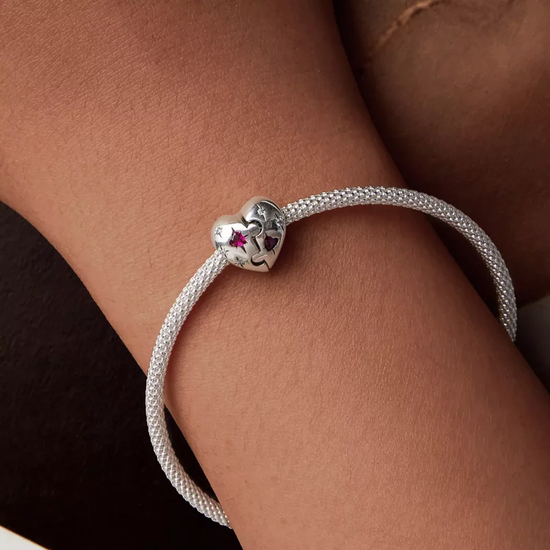 (afbeelding voor) PANDORA Stijl Jigsaw hart charm - SCC2775 - Bekijken 7
