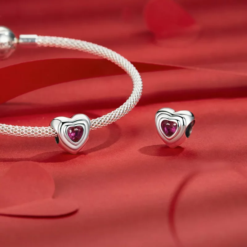 (afbeelding voor) PANDORA Stijl Love Heart Classic Halo charm - SCC2776 - Bekijken 4