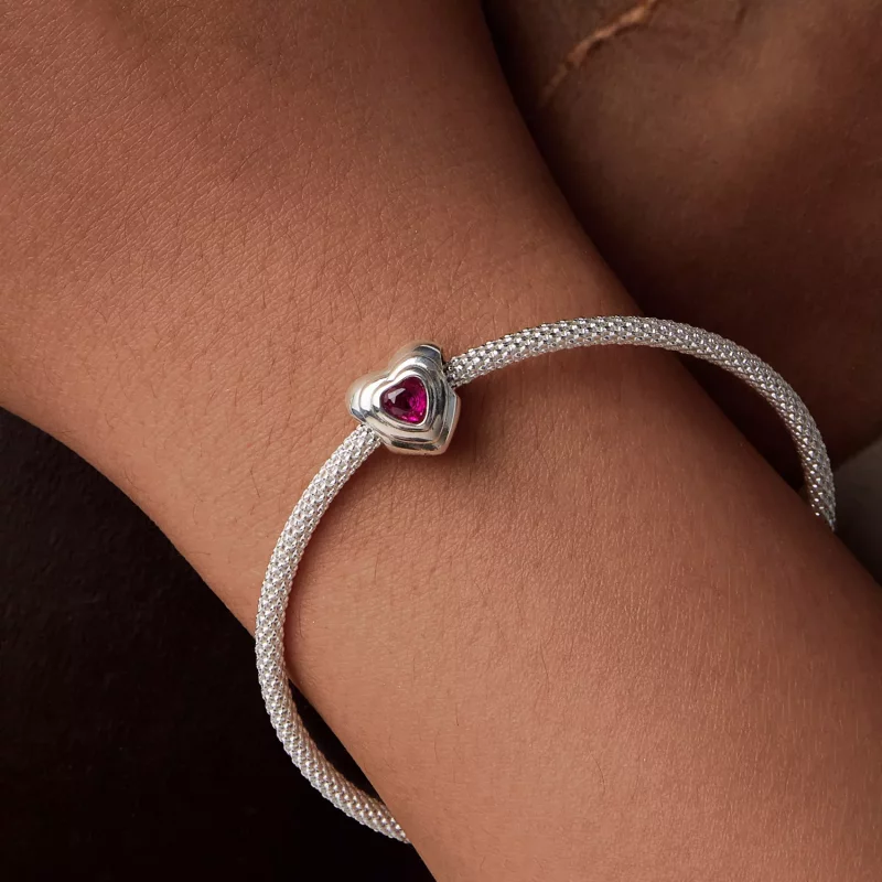 (afbeelding voor) PANDORA Stijl Love Heart Classic Halo charm - SCC2776 - Bekijken 7