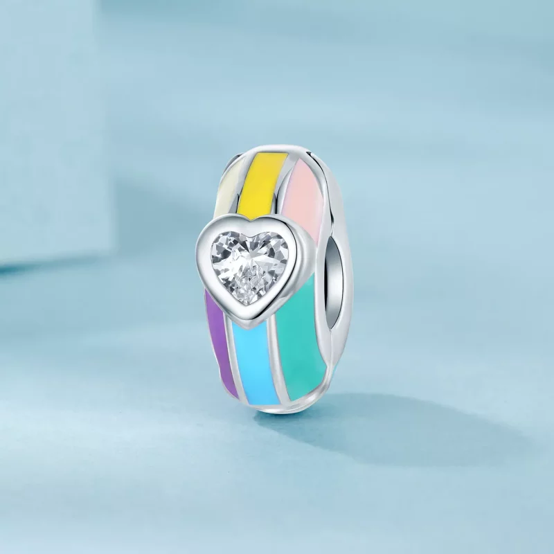 (afbeelding voor) PANDORA-stijl Regenboog positionering gesp - SCC2782 - Bekijken 2