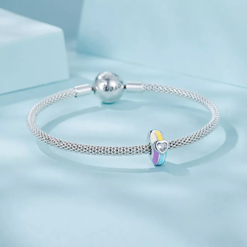 (afbeelding voor) PANDORA-stijl Regenboog positionering gesp - SCC2782 - Bekijken 5