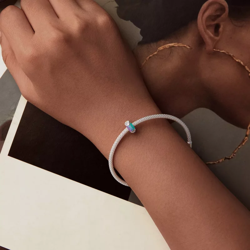 (afbeelding voor) PANDORA-stijl Regenboog positionering gesp - SCC2782 - Bekijken 6