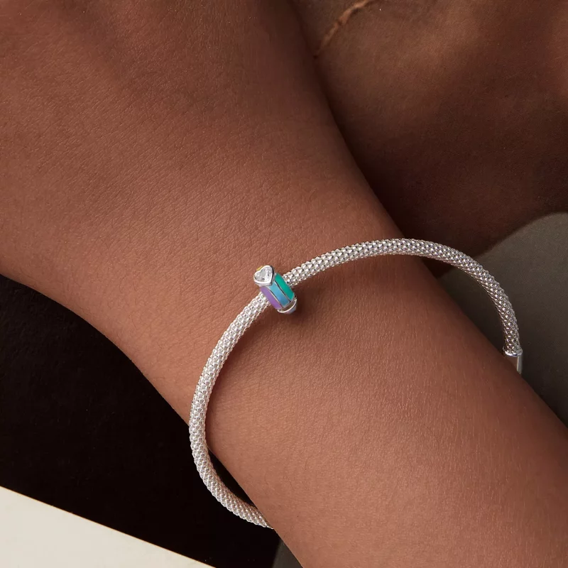 (afbeelding voor) PANDORA-stijl Regenboog positionering gesp - SCC2782 - Bekijken 7