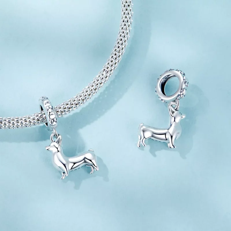 (afbeelding voor) PANDORA Stijl Corgi Hanger - SCC2783 - Bekijken 4