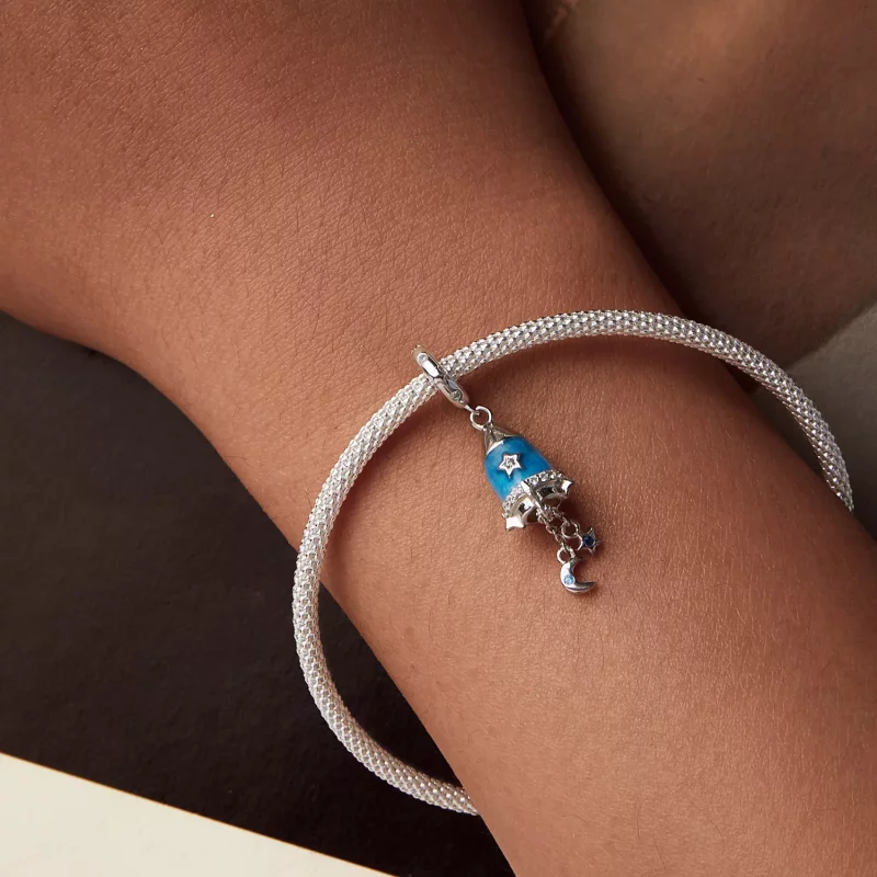 (afbeelding voor) PANDORA Stijl Ster Maan Raket Pendant - SCC2788 - Bekijken 6