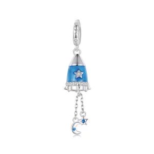 PANDORA Stijl Ster Maan Raket Pendant - SCC2788 (afbeelding voor) PANDORA Stijl Ster Maan Raket Pendant - SCC2788