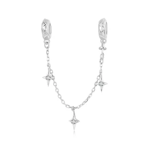 PANDORA-stijl Starburst-veiligheidsketting - SCC2789 (afbeelding voor) PANDORA-stijl Starburst-veiligheidsketting - SCC2789