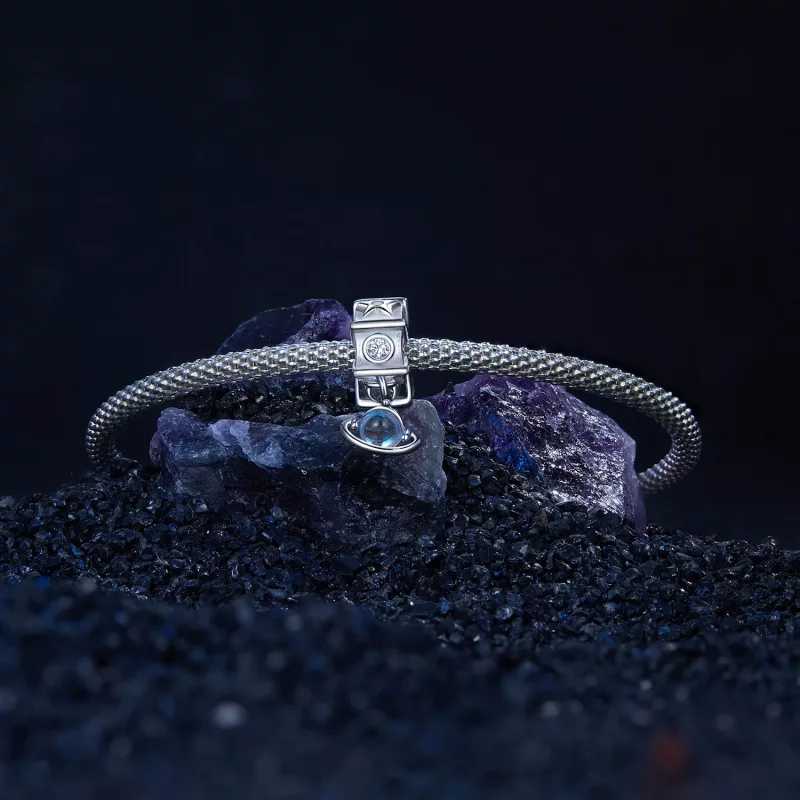 (afbeelding voor) PANDORA Stijl Alien Planeet Positionering Gesp - SCC2790 - Bekijken 4