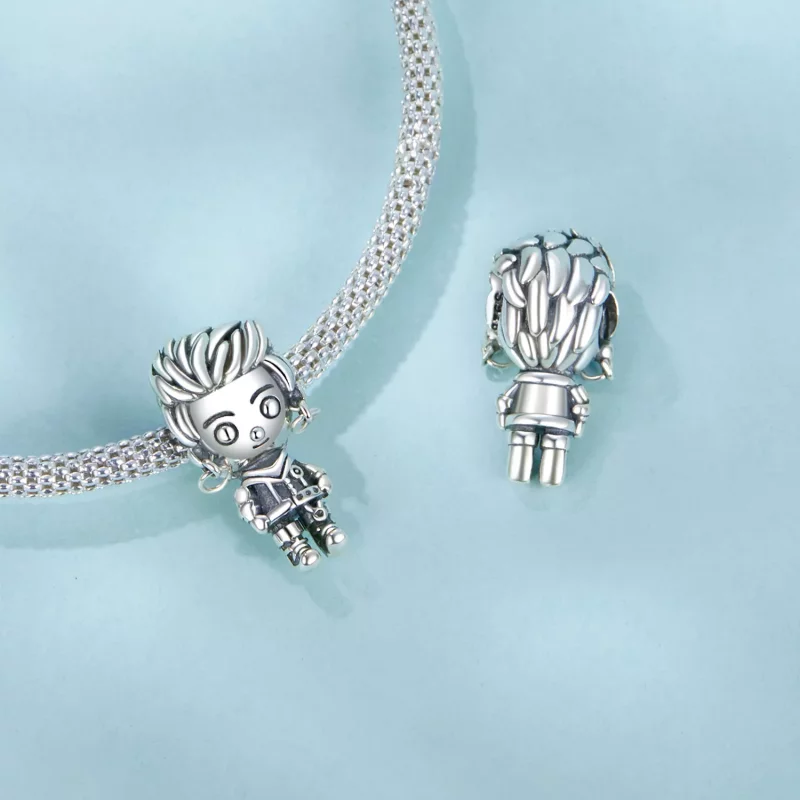 (afbeelding voor) PANDORA Stijl Punk Jongen Charm - SCC2792 - Bekijken 4