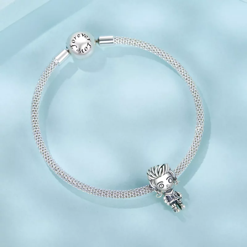 (afbeelding voor) PANDORA Stijl Punk Jongen Charm - SCC2792 - Bekijken 5