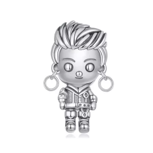 (afbeelding voor) PANDORA Stijl Punk Jongen Charm - SCC2792