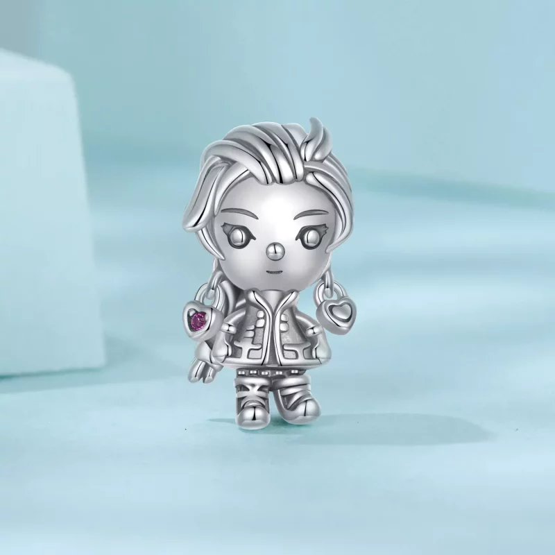 (afbeelding voor) PANDORA Stijl Punk Meisje Charm - SCC2793 - Bekijken 2