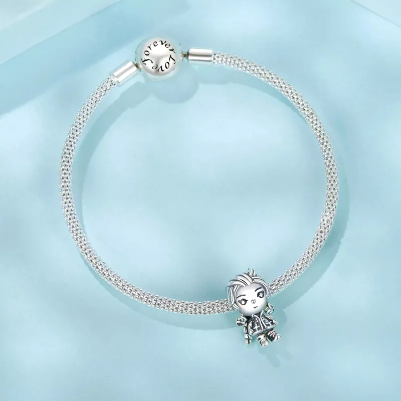(afbeelding voor) PANDORA Stijl Punk Meisje Charm - SCC2793 - Bekijken 5