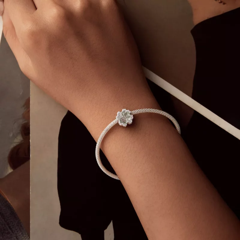 (afbeelding voor) PANDORA Stijl Klavertje Vier Charm - SCC2803 - Bekijken 6