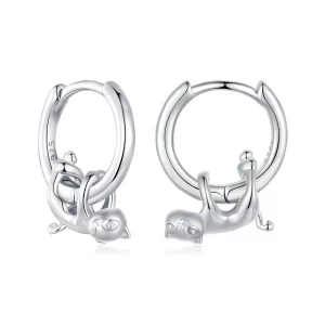 (afbeelding voor) PANDORA Stijl Schattige kattenoorclips - SCE1756