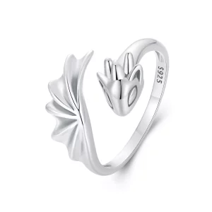 PANDORA Stijl Draak Open Ring - SCR1017-E (afbeelding voor) PANDORA Stijl Draak Open Ring - SCR1017-E