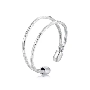 (afbeelding voor) PANDORA Stijl Eenvoudige dubbele Open Ring - SCR1026-E