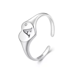 PANDORA Stijl Alfabet Open Ring - SCR1032-E (afbeelding voor) PANDORA Stijl Alfabet Open Ring - SCR1032-E